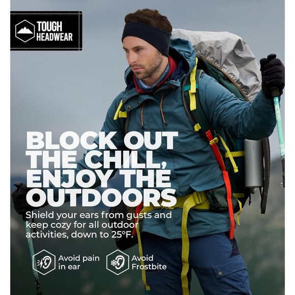 Winter Headbands for Women - Ear Warmers - Ear Muffs for Winter - Fleece Headban - Picture 4 of 7